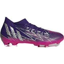 Adidas Predator Edge.3 Firm Ground Boots - Team College Purple/Silver Metallic/Team Shock Pink 2