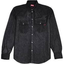 Diesel D Ocean Western Shirt - Black/Dark Grey