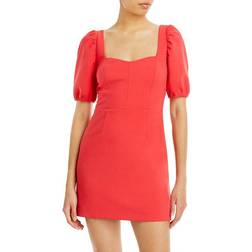 French Connection Whisper Cutout Dress - Hibiscus
