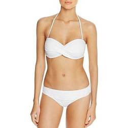 Tommy Bahama Pearl Twist Bandeau Bikini Top - White