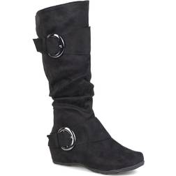 Journee Collection Jester Wide Calf - Black