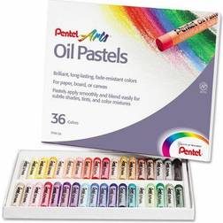 Pentel Oil Pastel Set With Carrying Case