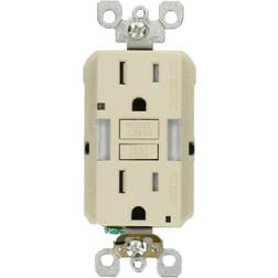 Leviton Gfnl1-00t Gfci Tamper-resistant Receptacle With Guidelight