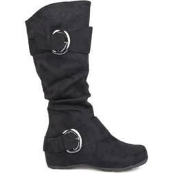 Journee Collection Jester Medium Calf - Black