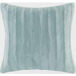 Madison Park Duke Faux Fur Complete Decoration Pillows Blue (50.8x50.8)
