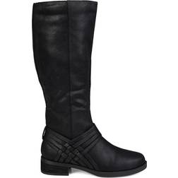 Journee Collection Meg Medium Calf - Black