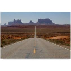 Trademark Fine Art Road To Monument Valley Poster 32x22"