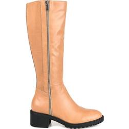 Journee Collection Morgaan Extra Wide Calf - Tan