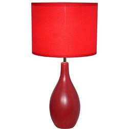 Simple Designs Oval Bowling Pim Table Lamp 48.3cm