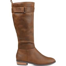 Journee Collection Lelanni Wide Calf - Brown