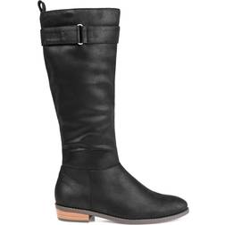 Journee Collection Lelanni Extra Wide Calf - Black