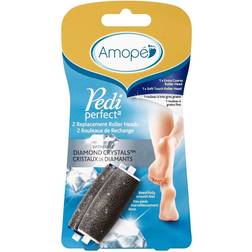 Amopé Pedi Perfect Electronic Foot File Diamond Crystals 2-pack Refill