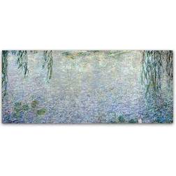 Trademark Fine Art Waterlillies Morning II Wall Decor 47x20"