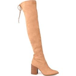 Journee Collection Paras Extra Wide Calf - Tan