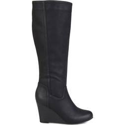 Journee Collection Langly Wide Calf - Black
