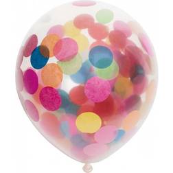 Confetti Latex Balloons Neon Mix