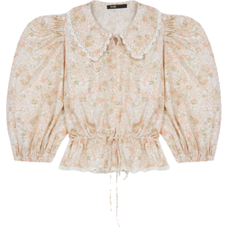 Maje Citi Blouse - Pink Flower