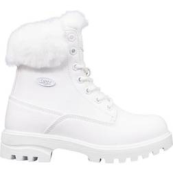 Lugz Empire Hi Fur 6 Inch - White