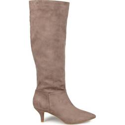 Journee Collection Vellia Medium Calf - Taupe