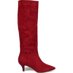 Journee Collection Vellia Extra Wide Calf - Wine