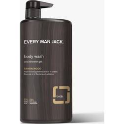 Every Man Jack Body Wash & Shower Gel Sandalwood 1000ml 33.8fl oz