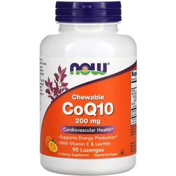 Now Foods Chewable CoQ10 200mg 90 Stk.