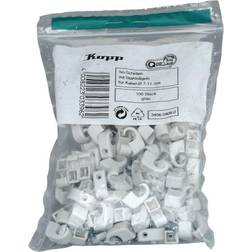 Kopp 345604080 Cable clips 345604080 Bundle Ø range 7 up to 10 mm Grey 100 pc(s)