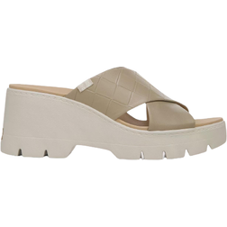 Scholl Checkin High Wedge - Taupe