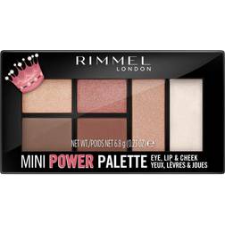 Rimmel Mini Power Palette Palette For The Entire Face Shade 03 Queen 6.8 g