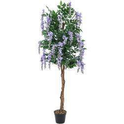 Europalms Kunstig blåregn, lilla, 150cm