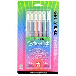 Sakura 37904 Gelly Roll Stardust Bold Point Pens 6/Pkg