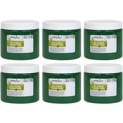 Washable Finger Paint Green 16 oz. 6-pack