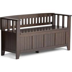 Simpli Home Acadian Storage Bench 48x25.2"