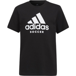 Adidas Kid's Soccer Logo Tee - Black (HA0920)