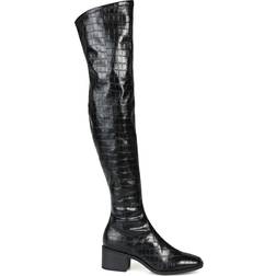 Journee Collection Mariana Extra Wide Calf - Croco