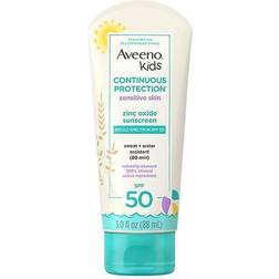 Aveeno Kids Continuous Protection Lotion Sunscreen SPF50 3fl oz