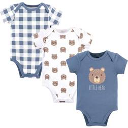 Hudson Baby Cotton Bodysuits 3-pack - Little Bear (10152905)