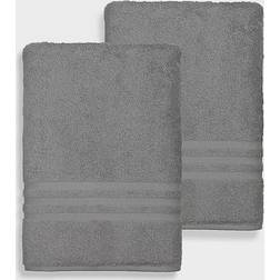 Linum Home Textiles Denzi 2-pack Bath Towel Gray (137.16x68.58)