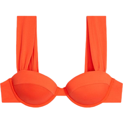 WeWoreWhat Claudia Bikini Top - Spicy Orange