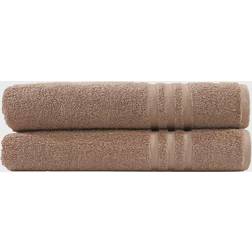 Linum Home Textiles Denzi 2-pack Bath Towel Brown (137.16x68.58)