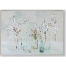 Apple Blossom Bottles Framed Art 27.6x20"