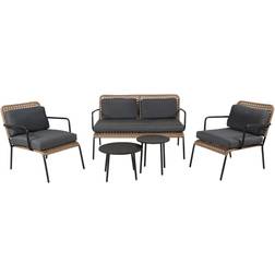 Venture Design Paola Lounge-Set, 2 Bord inkl. 2 Stolar & 1 Soffor