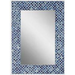 Ridge Road Décor Shell Mosaic Wall Mirror