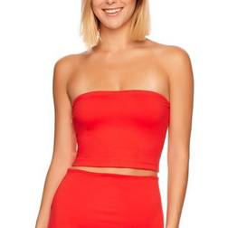 Susana Monaco Essential Crop Tube Top - Morello