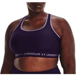 Under Armour Mid Crossback Sports Bra Women - Purple Switch/Club Purple