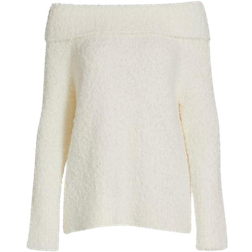 Cinq A Sept Leya Off the Shoulder Sweater - Ivory