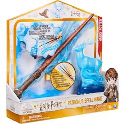 Harry Potter Wizarding World 13-inch Patronus Spell Wand with Stag Figure, Lights and Sounds, Kids Toys for Ages 6 and up