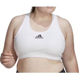 Adidas Don't Rest Alphaskin Padded Bra Plus Size - White