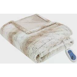 Beautyrest Zuri Blankets Beige (177.8x127)