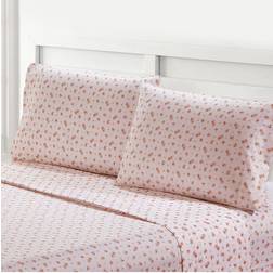 Modern Threads Printed Bed Sheet Pink